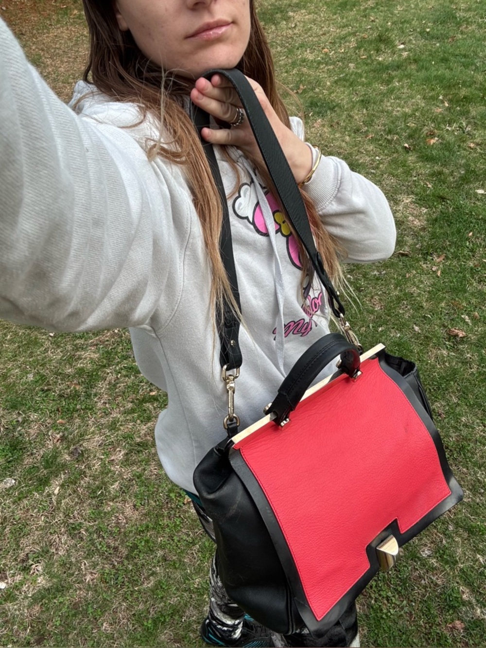 Furla Multicolor Leather Shoulder Bag - Picture 4 of 16